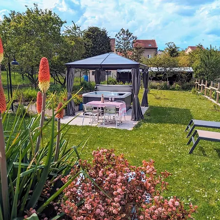 Le Cemarose: Spa, Jardin, Terrasse Et Jolie Vue Au Coeur D'epernay *